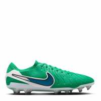 Nike Tiempo Legend 10 Elite Adults Firm Ground Football Boots Green/Black 