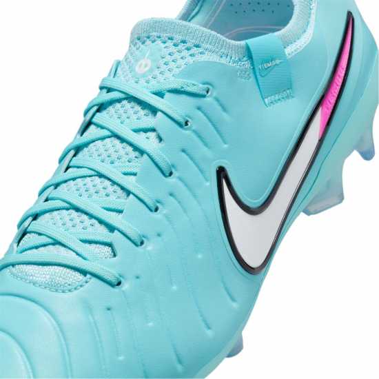 Nike Tiempo Legend 10 Elite Firm Ground Football Boots Синьо/Бяло 