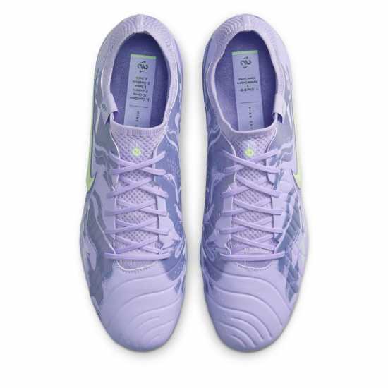 Nike Tiempo Legend 10 Elite Firm Ground Football Boots Лилаво/Волт 