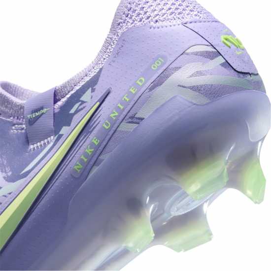 Nike Tiempo Legend 10 Elite Firm Ground Football Boots Лилаво/Волт 