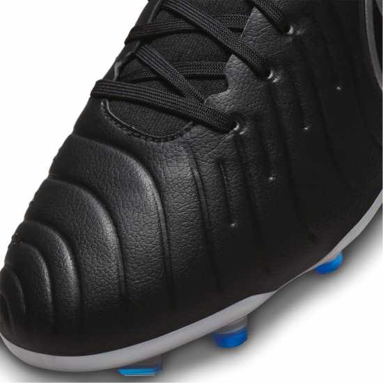 Nike Tiempo Legend 10 Pro Firm Ground Football Boots Black/Chrome Мъжки футболни бутонки