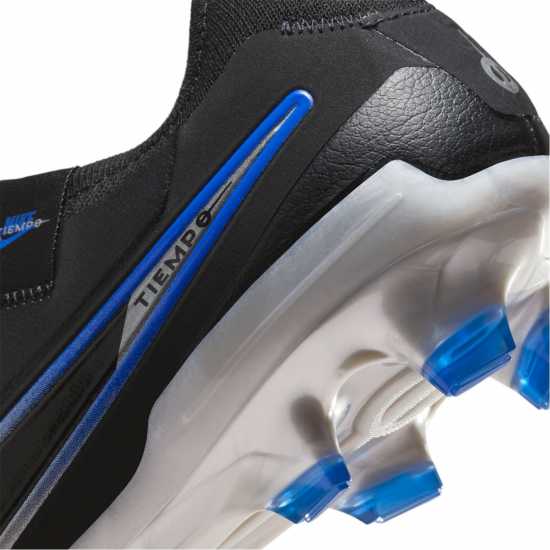 Nike Tiempo Legend 10 Pro Firm Ground Football Boots Black/Chrome Мъжки футболни бутонки