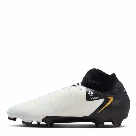 Nike Phantom Luna Ii Pro Firm Ground Football Boots Adults White/Blk/Gold Мъжки футболни бутонки