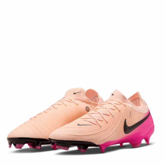 Nike Мъжки Футболни Бутонки Phantom Gx Ii Pro Firm Ground Football Boots Mens Оранжево/Розово Мъжки футболни бутонки