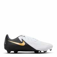 Nike Phantom Gx Ii Academy Firm Ground Football Boots Бяло/Черно/Злато Мъжки футболни бутонки