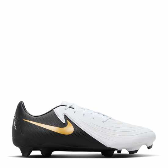 Мъжки футболни бутонки Nike Phantom Gx Ii Academy Firm Ground Football Boots Бяло/Черно/Злато Nike Phantom Gx Ii Academy Firm Ground Football Boots Бяло/Черно/Злато Мъжки футболни бутонки