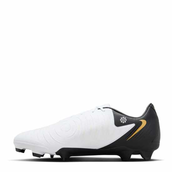 Мъжки футболни бутонки Nike Phantom Gx Ii Academy Firm Ground Football Boots Бяло/Черно/Злато Nike Phantom Gx Ii Academy Firm Ground Football Boots Бяло/Черно/Злато Мъжки футболни бутонки