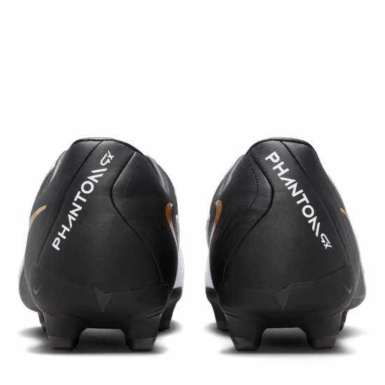 Мъжки футболни бутонки Nike Phantom Gx Ii Academy Firm Ground Football Boots Бяло/Черно/Злато Nike Phantom Gx Ii Academy Firm Ground Football Boots Бяло/Черно/Злато Мъжки футболни бутонки