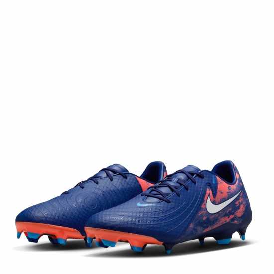 Nike Phantom Gx Ii Academy Firm Ground Football Boots Синьо/Хром Мъжки футболни бутонки