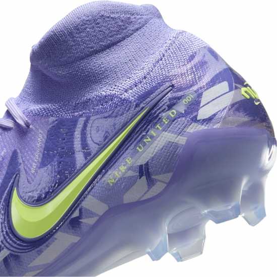 Nike Phantom Luna Ii Elite Adults Firm Ground Football Boots Лилаво/Волт Мъжки футболни бутонки