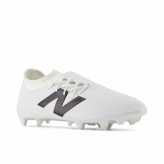 Мъжки футболни бутонки New Balance Furon V7+ Dispatch Firm Ground Football Boots Бяло/Черно New Balance Furon V7+ Dispatch Firm Ground Football Boots Бяло/Черно Мъжки футболни бутонки