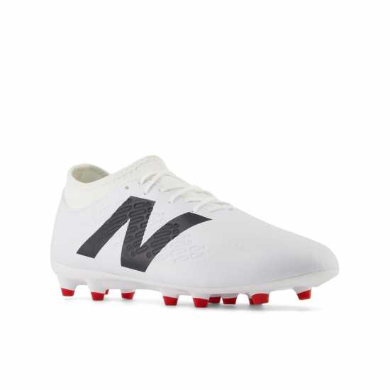 Мъжки футболни бутонки New Balance Tekela V4+ Magique Firm Ground Football Boots Бяло/Черно New Balance Tekela V4+ Magique Firm Ground Football Boots Бяло/Черно Мъжки футболни бутонки