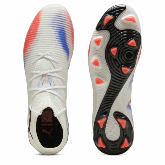 Мъжки футболни бутонки Puma Future 8 Pro Artificial Ground Football Boots White/Black/Red Puma Future 8 Pro Artificial Ground Football Boots White/Black/Red Мъжки футболни бутонки