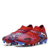 Puma Future 8 Match Firm Ground Football Boots Red/Blue Мъжки футболни бутонки
