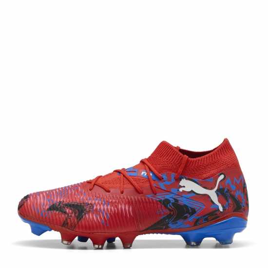 Puma Future 8 Match Firm Ground Football Boots Red/Blue Мъжки футболни бутонки