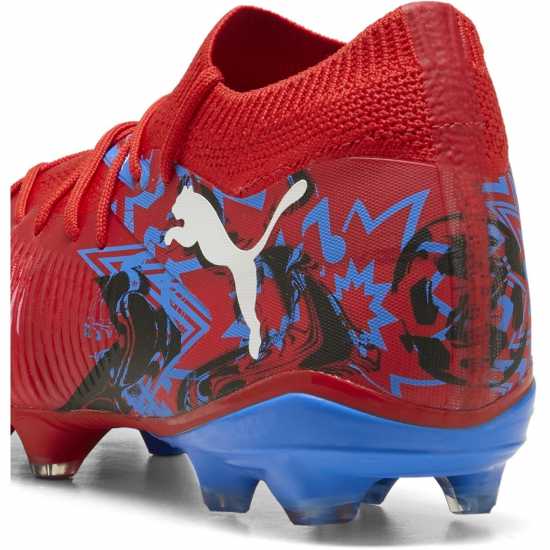 Puma Future 8 Match Firm Ground Football Boots Red/Blue Мъжки футболни бутонки