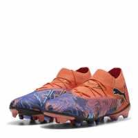 Puma Future 8 Match Firm Ground Football Boots Оранжево/Черно Мъжки футболни бутонки