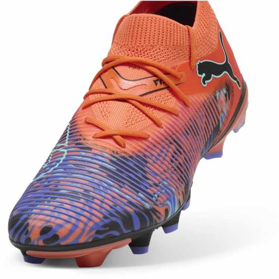 Puma Future 8 Match Firm Ground Football Boots Оранжево/Черно Мъжки футболни бутонки