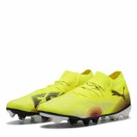 Puma Future 8 Match Firm Ground Football Boots Жълто/Черно Мъжки футболни бутонки