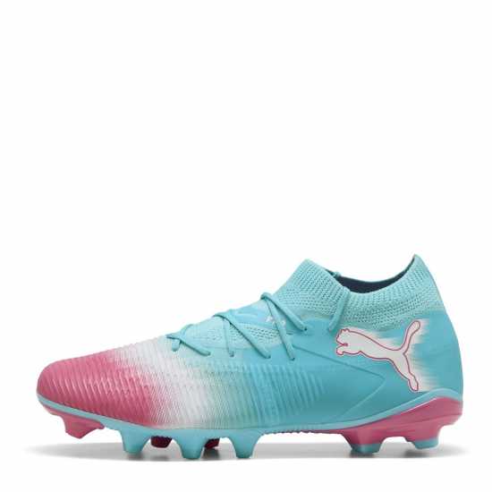 Puma Future 8 Match Firm Ground Football Boots Blue/White Мъжки футболни бутонки