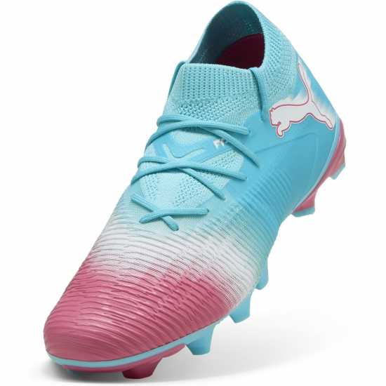 Puma Future 8 Match Firm Ground Football Boots Blue/White Мъжки футболни бутонки