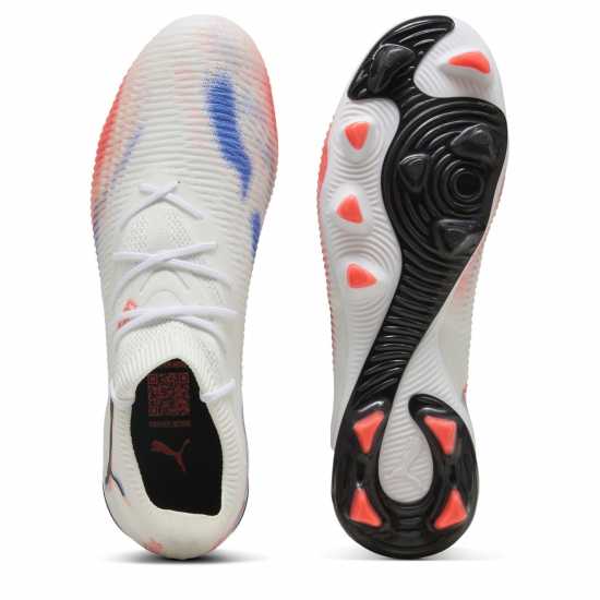 Мъжки футболни бутонки Puma Future 8 Match Firm Ground Football Boots White/Black/Red Puma Future 8 Match Firm Ground Football Boots White/Black/Red Мъжки футболни бутонки