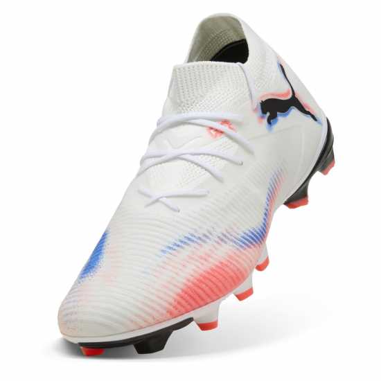 Мъжки футболни бутонки Puma Future 8 Match Firm Ground Football Boots White/Black/Red Puma Future 8 Match Firm Ground Football Boots White/Black/Red Мъжки футболни бутонки