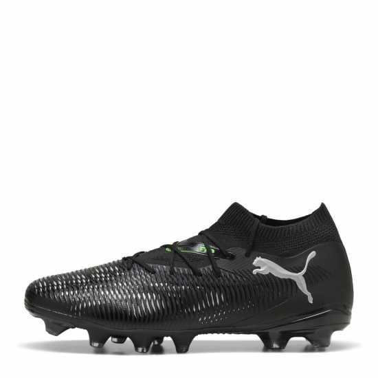 Puma Future 8 Match Firm Ground Football Boots Черно/Зелено Мъжки футболни бутонки