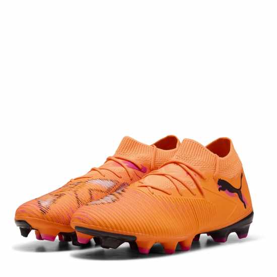 Puma Future 8 Match Firm Ground Football Boots Оранжево/Черно Puma Future 8 Match Firm Ground Football Boots Оранжево/Черно
