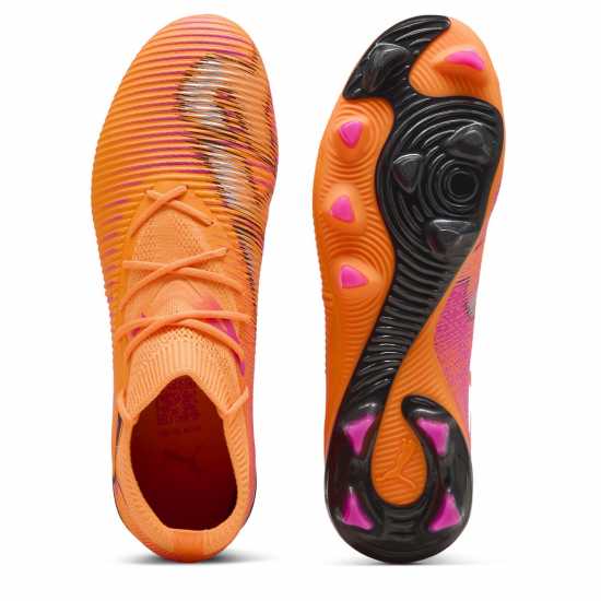 Puma Future 8 Match Firm Ground Football Boots Оранжево/Черно Puma Future 8 Match Firm Ground Football Boots Оранжево/Черно