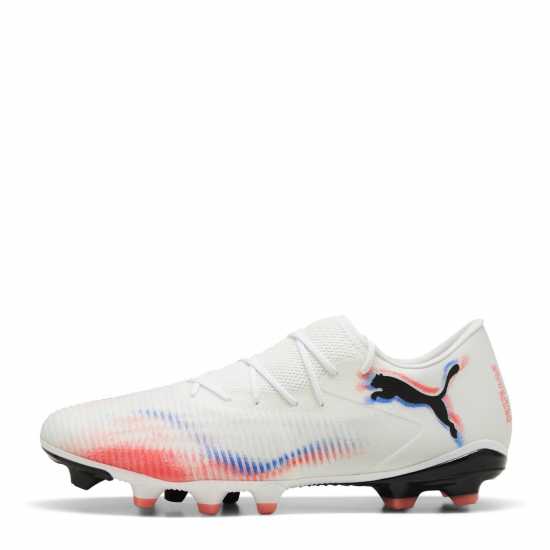 Puma Future 8 Match Artificial Ground Football Boots White/Black/Red Мъжки футболни бутонки