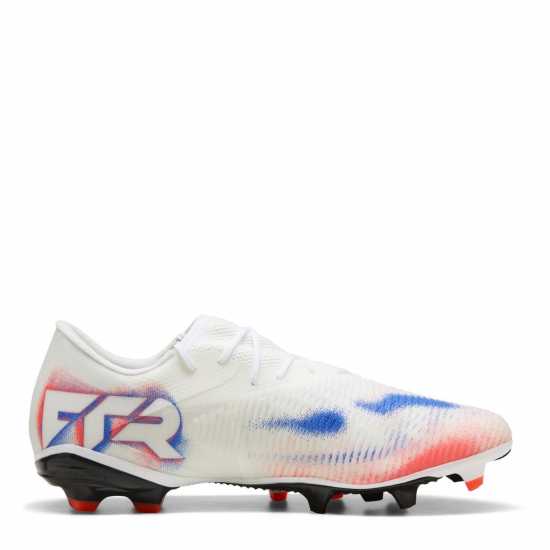 Puma Future 8 Match Artificial Ground Football Boots White/Black/Red Мъжки футболни бутонки