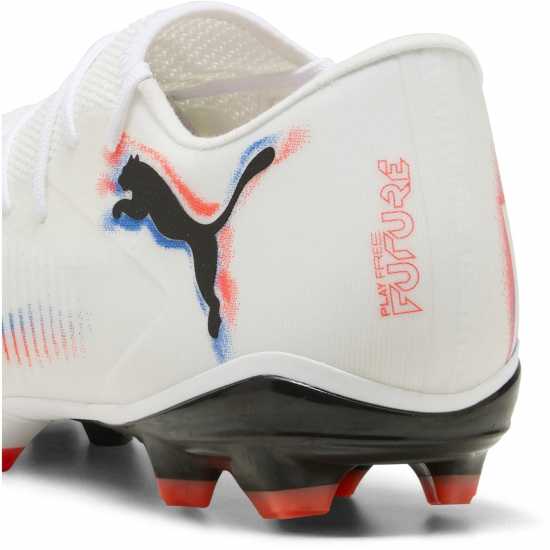 Puma Future 8 Match Artificial Ground Football Boots White/Black/Red Мъжки футболни бутонки