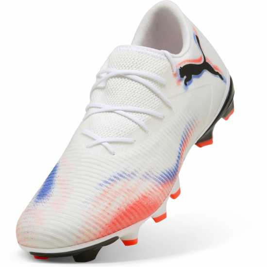 Puma Future 8 Match Artificial Ground Football Boots White/Black/Red Мъжки футболни бутонки