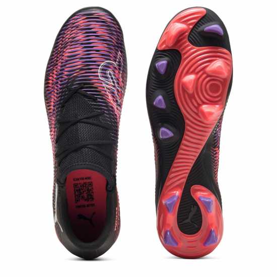 Puma Future 8 Match Artificial Ground Football Boots Черно/Лилаво Мъжки футболни бутонки