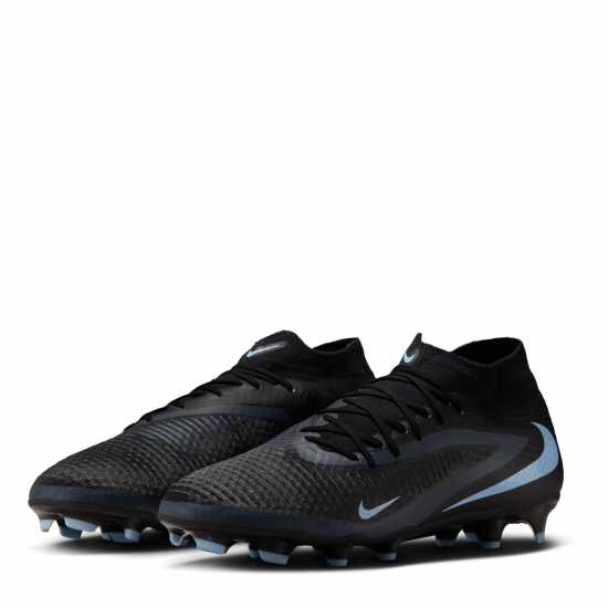 Nike Phantom 6 Academy Adults Multi Ground Football Boots Black/Black Мъжки футболни бутонки