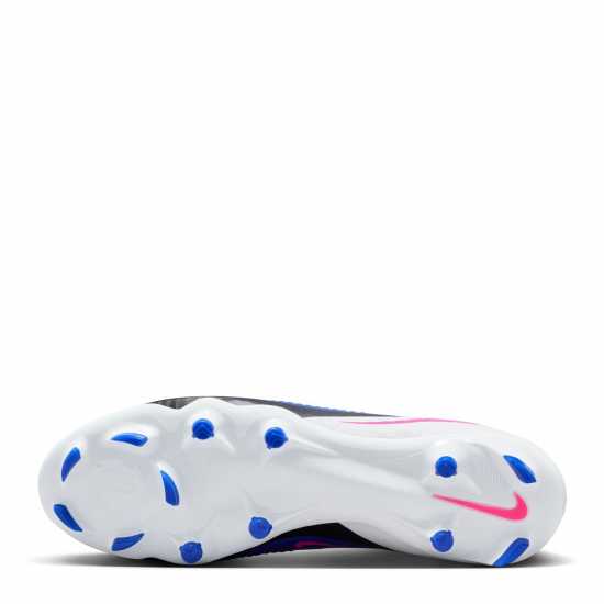 Nike Phantom 6 Academy Adults Firm Ground Football Boots Blue/Wht/Pink 