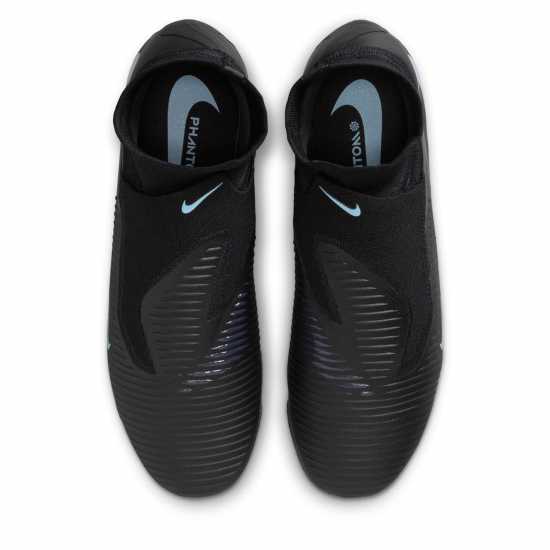 Nike Phantom High 6 Pro Adults Firm Ground Football Boots Black/Black Мъжки футболни бутонки