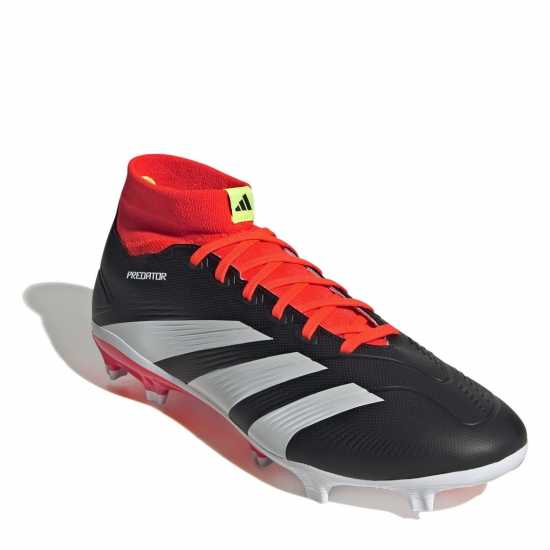 Мъжки футболни бутонки Adidas Predator 24 League Firm Ground Boots Черно/Бяло/Червено Adidas Predator 24 League Firm Ground Boots Черно/Бяло/Червено Мъжки футболни бутонки