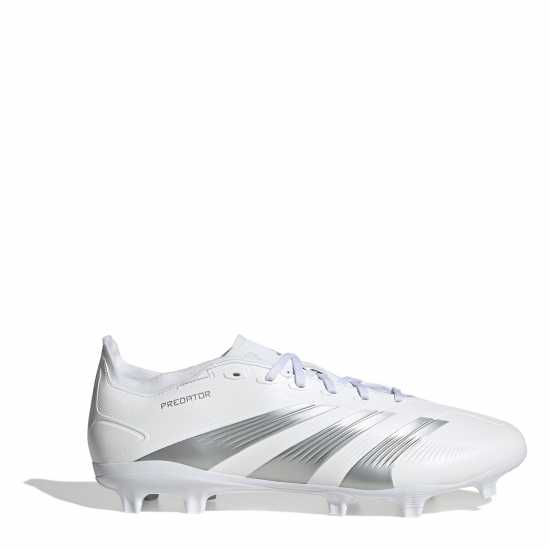 Мъжки футболни бутонки Adidas Predator League Firm Ground Football Boots Бяло/сребро Adidas Predator League Firm Ground Football Boots Бяло/сребро Мъжки футболни бутонки