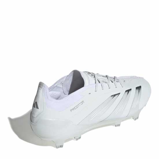 Adidas Predator 24 Elite Low Firm Ground Football Boots Бяло/сребро 