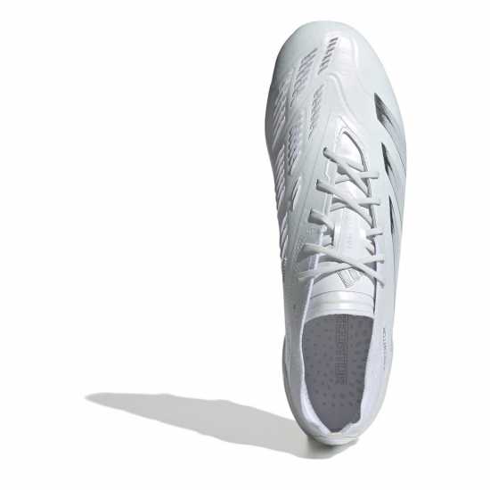 Adidas Predator 24 Elite Low Firm Ground Football Boots Бяло/сребро 