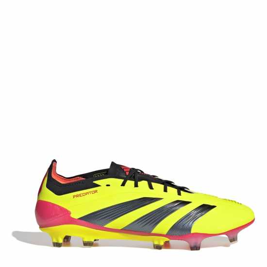 Adidas Predator 24 Elite Low Firm Ground Football Boots Жълто/Черно/Червено Мъжки футболни бутонки