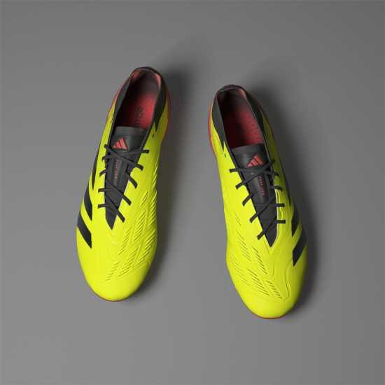 Adidas Predator 24 Elite Low Firm Ground Football Boots Жълто/Черно/Червено Мъжки футболни бутонки