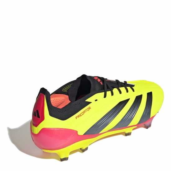 Adidas Predator 24 Elite Low Firm Ground Football Boots Жълто/Черно/Червено Мъжки футболни бутонки
