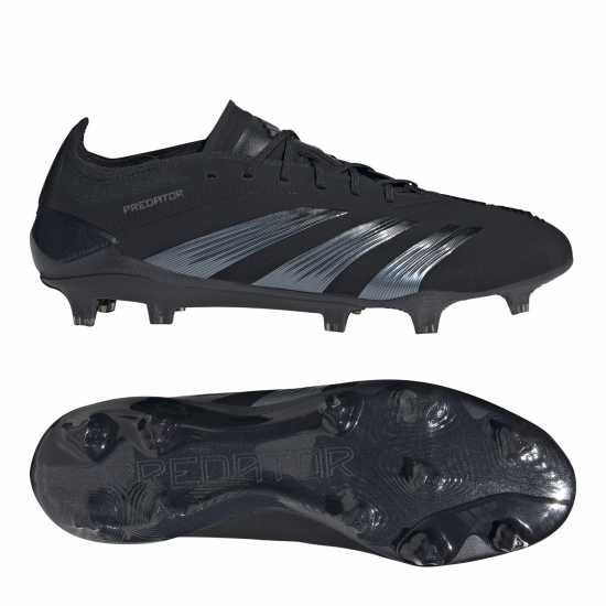 Adidas Predator 24 Elite Low Firm Ground Football Boots Черно/Сиво Мъжки футболни бутонки