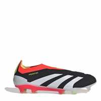 Adidas Predator 24 Elite Laceless Firm Ground Football Boots Черно/Бяло/Червено Мъжки футболни бутонки