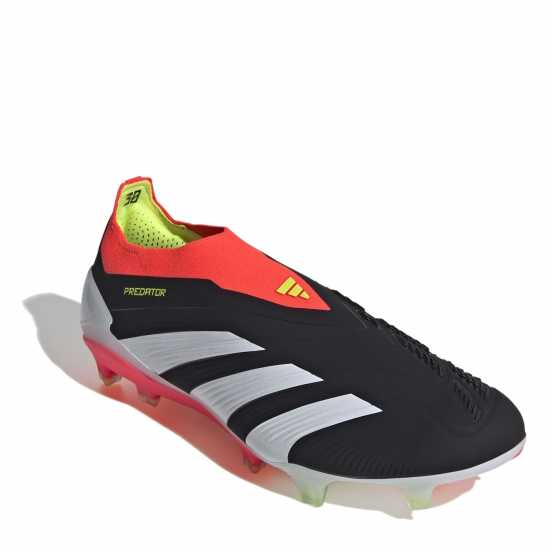 Adidas Predator 24 Elite Laceless Firm Ground Football Boots Черно/Бяло/Червено Мъжки футболни бутонки