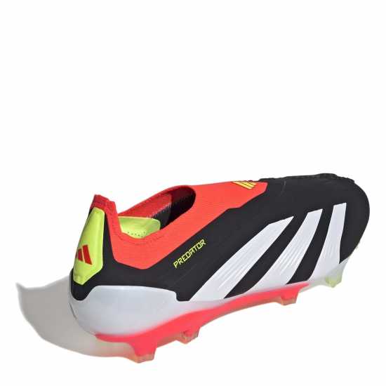 Adidas Predator 24 Elite Laceless Firm Ground Football Boots Черно/Бяло/Червено Мъжки футболни бутонки