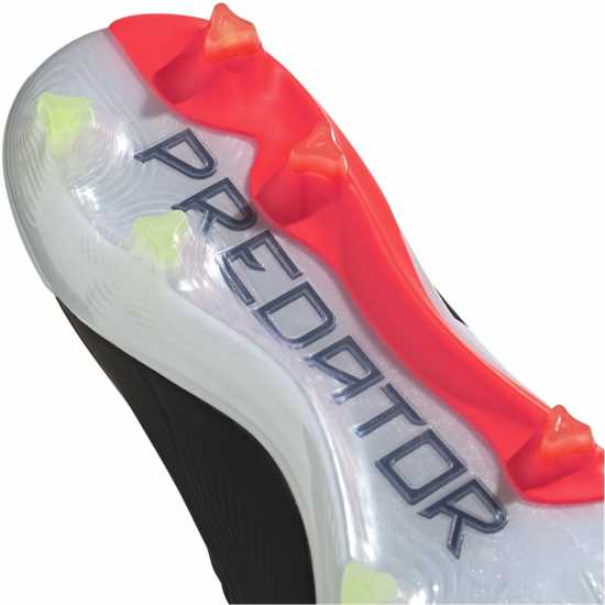 Adidas Predator 24 Elite Laceless Firm Ground Football Boots Черно/Бяло/Червено Мъжки футболни бутонки